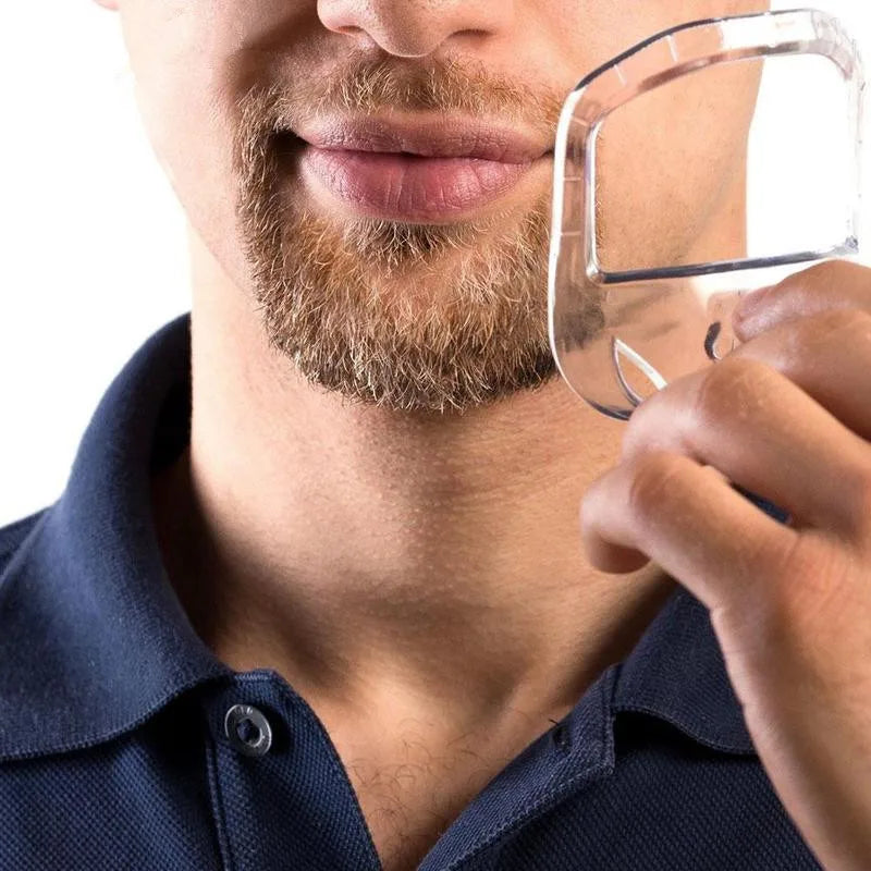5-Piece Beard Shaping Tool – Beard & Mustache Template