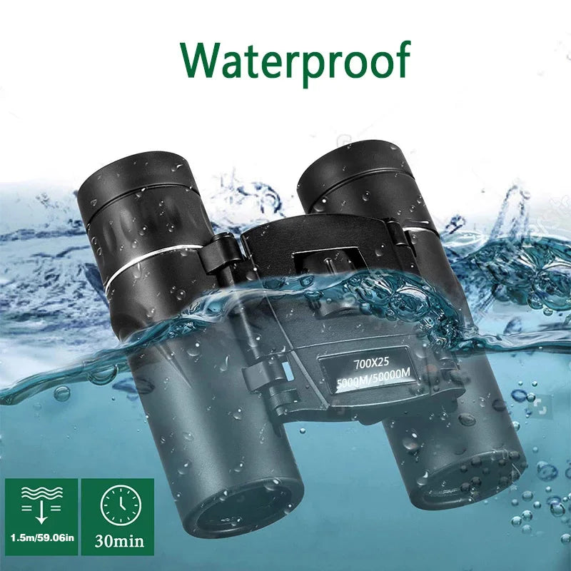 700x25 HD Binoculars – BAK4 FMC Long-Range Compact Binoculars