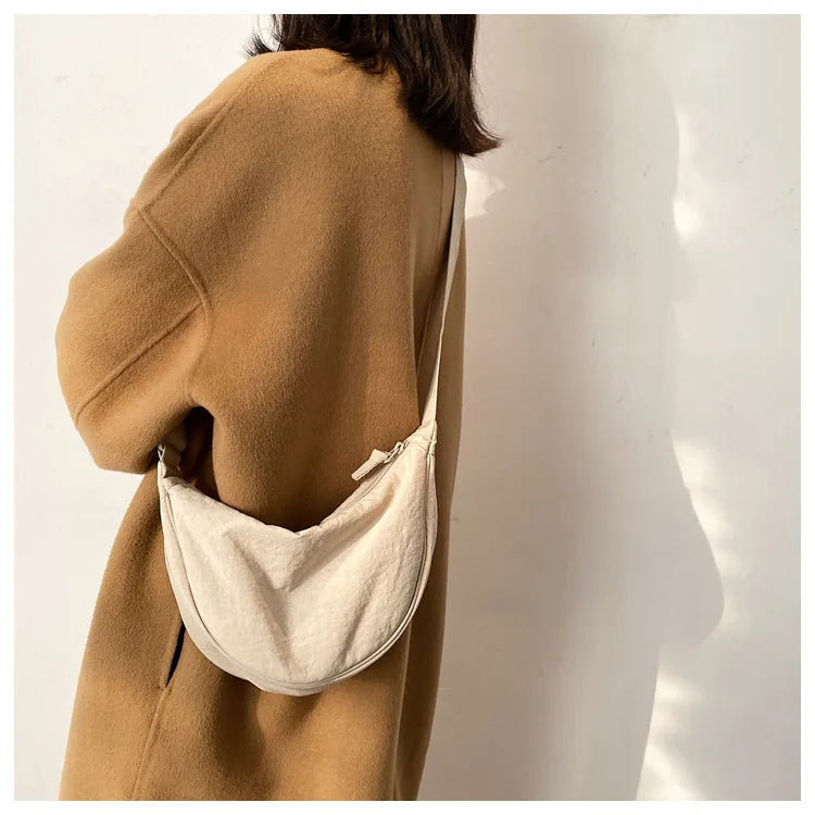 Sac à bandoulière en nylon pour femmes – Sac à main de voyage