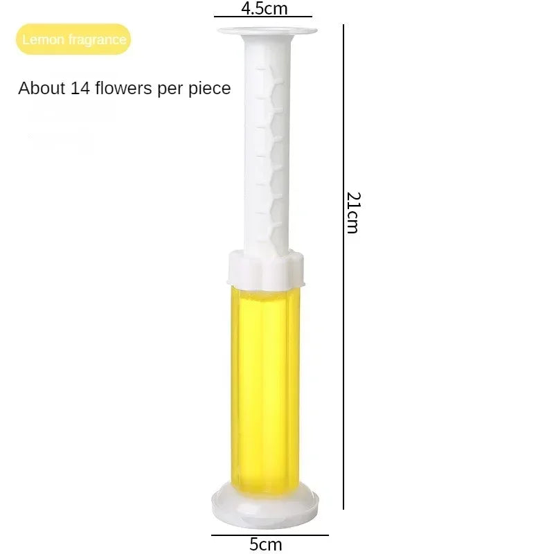 Lot de 6 gels nettoyants pour toilettes au parfum floral – Désinfectant et désodorisant