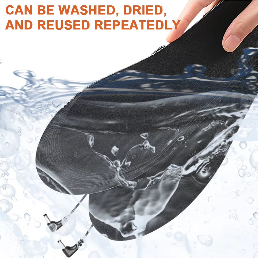 Electric Heated Insoles USB Rechargeable Foot Warmers