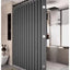 Rideau de Douche Pliable Magnétique en Lin Imperméable pour Douche à l'Italienne