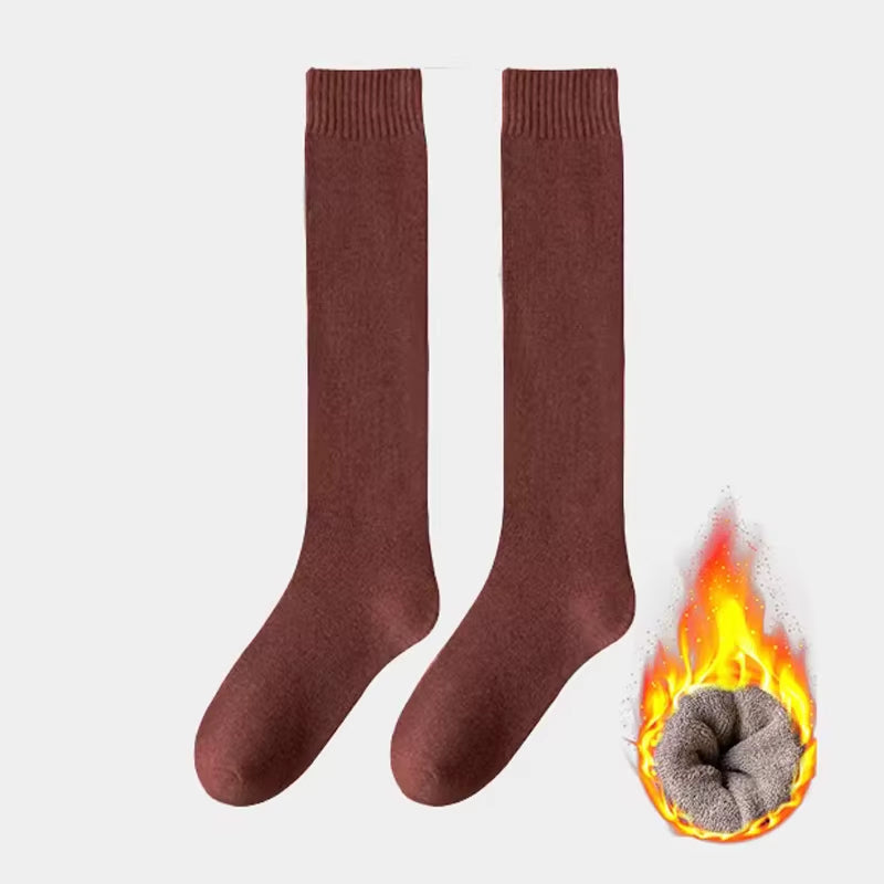 Winter Wool Knee-High Socks – Thermal Compression