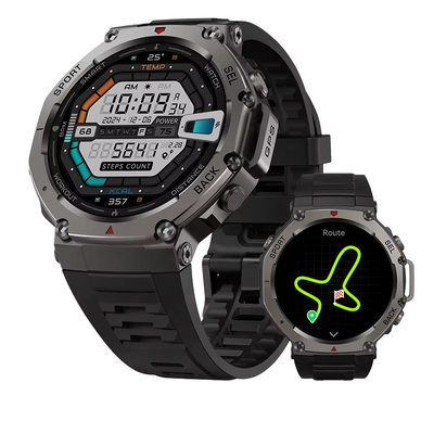 GPS Smartwatch AMOLED, 5ATM Waterdicht Tracking