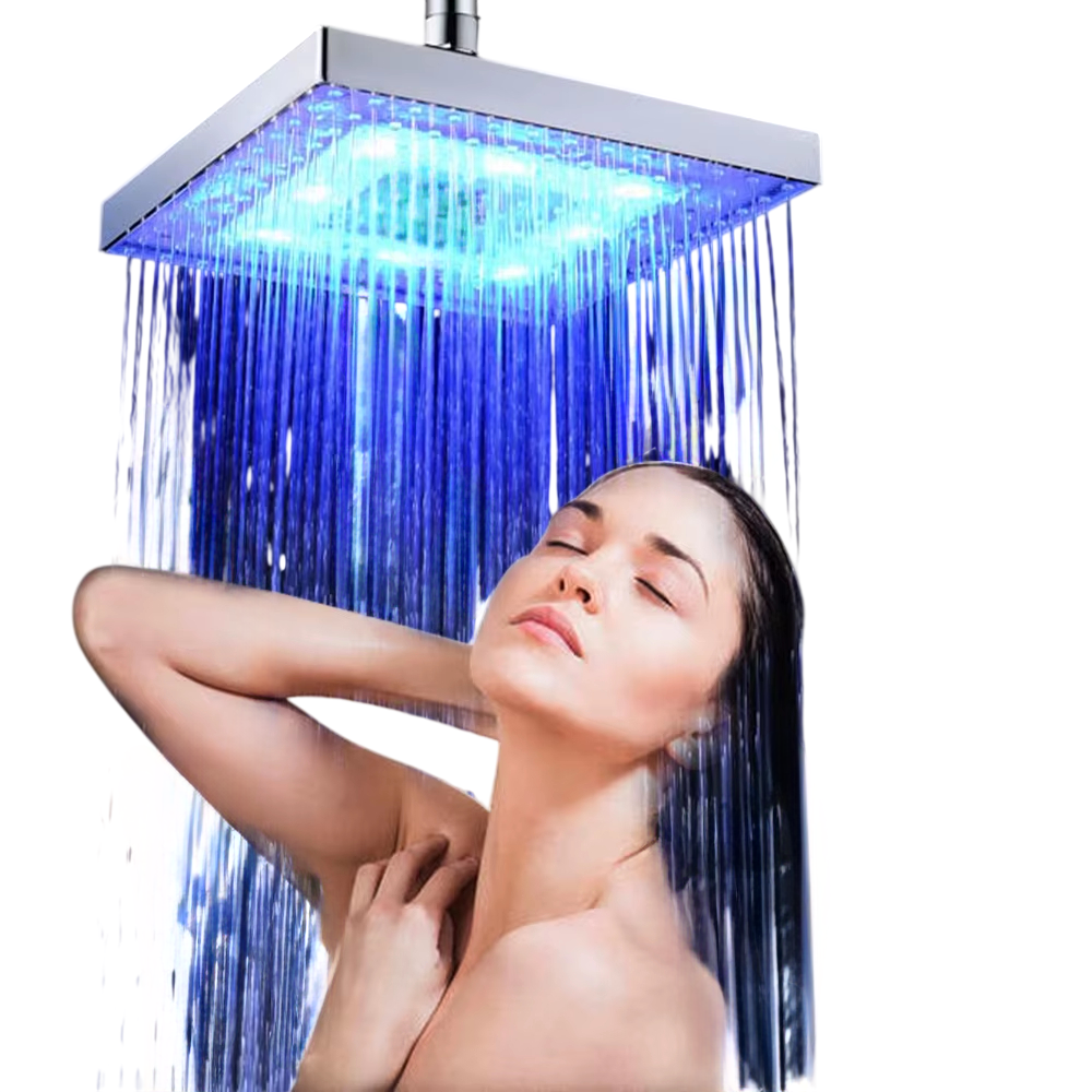 Color-Changing LED Shower Head High Pressure Rainfall
