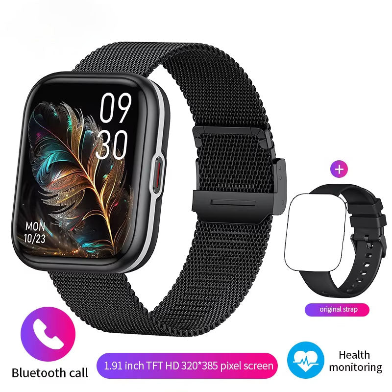 NFC Smartwatch – Spraakassistent, Bluetooth Bellen & Sport