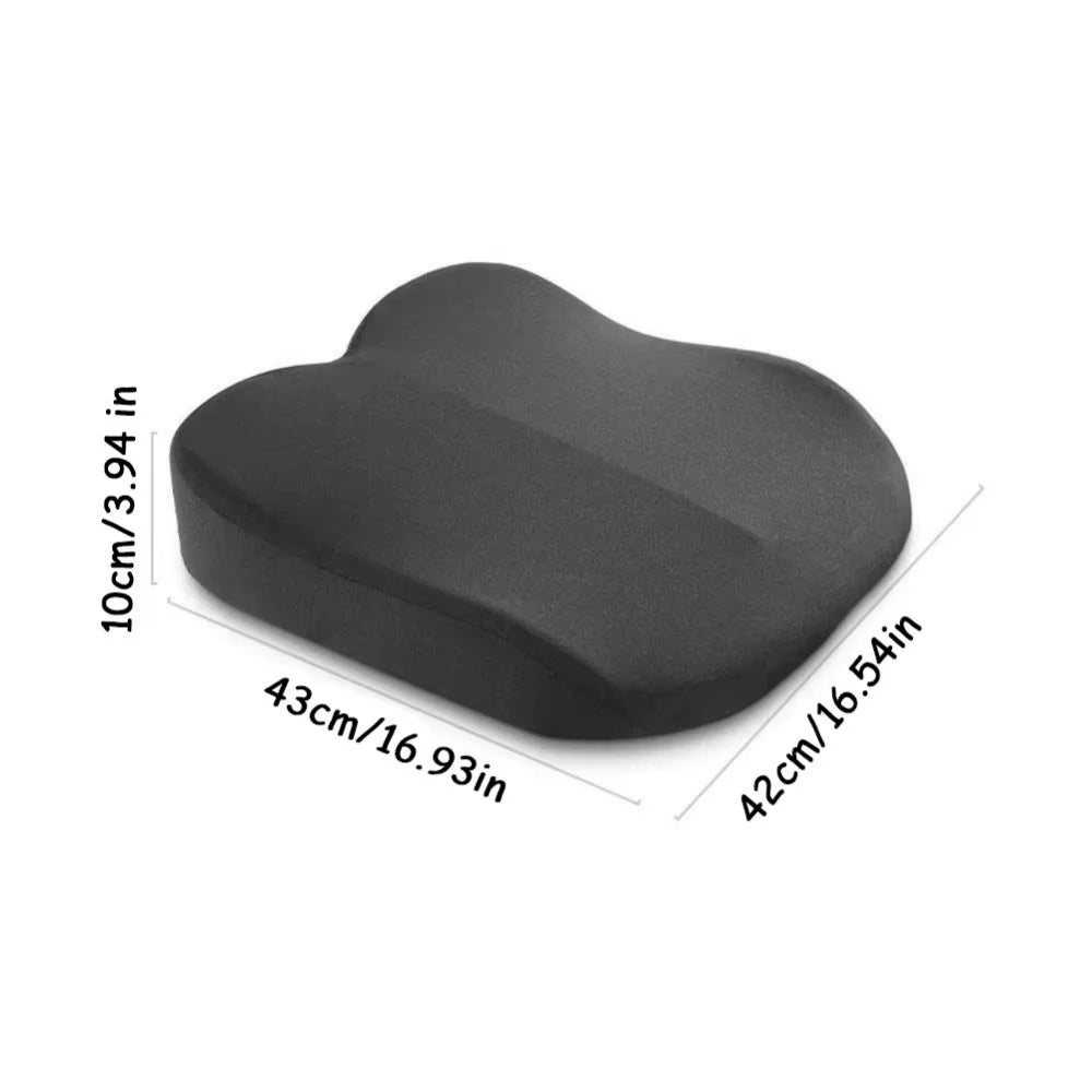 Memory Foam Car Seat Cushion – Butt-Lifting Comfort & Driver Support