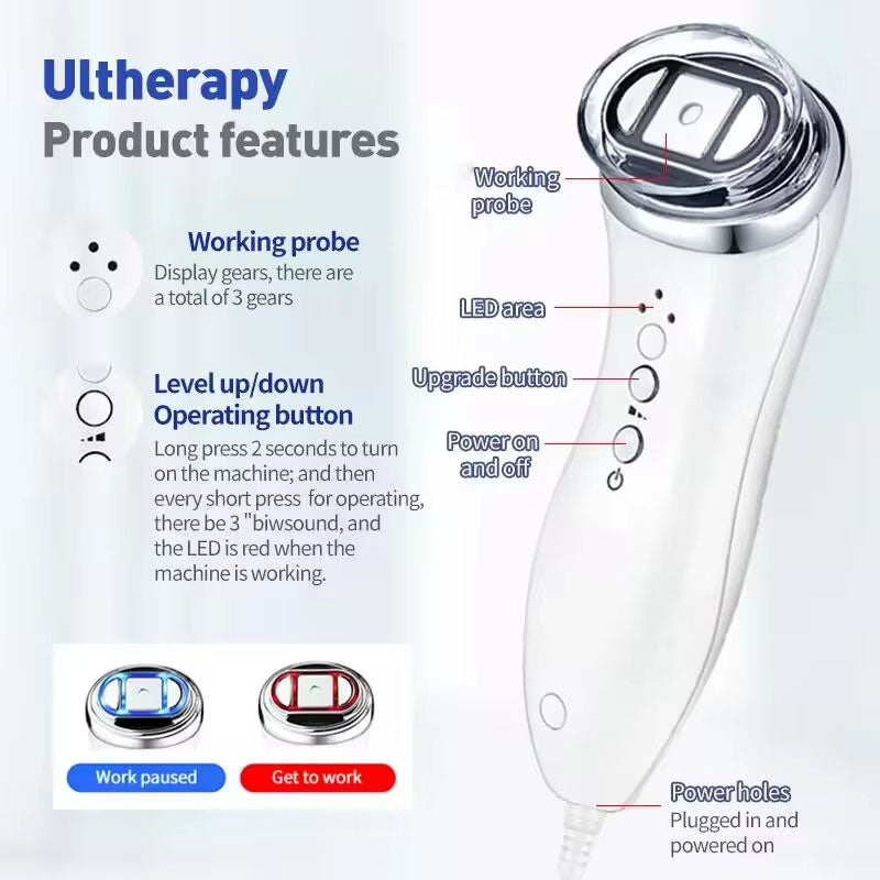 Face HIFU Device for Women – Heat Lifting & Anti-Aging