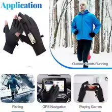 Waterproof Winter Gloves – Flip-Finger Touchscreen