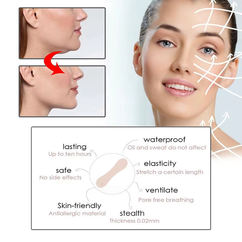 Face Lifting Adhesive Strips – Instant Skin Tightening for Face & Neck