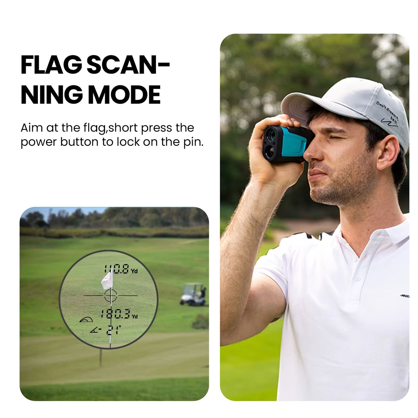 Golf Rangefinder 600M – High-Precision Laser Distance Meter