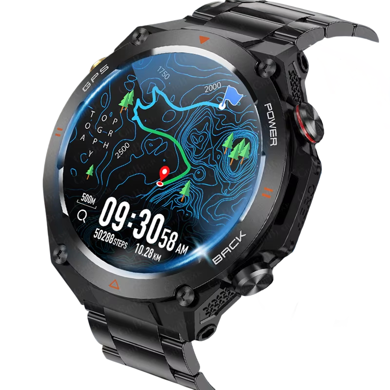 Montre connectée GPS – IP68, Hartslag et suivi d'activité physique