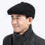 Winter Beret Flat Cap – Warm 5-Panel Hat with Ear Flaps