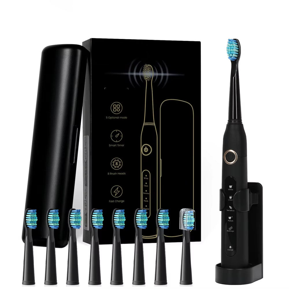 Sonic Toothbrush 5 Cleaning Modes, 8 Heads 5 Cleaning Modes