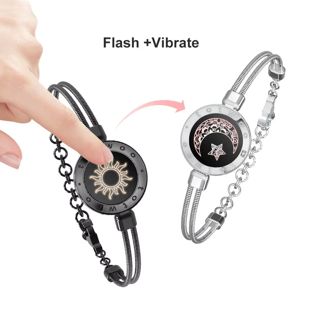 Touch & Vibration Love Bracelets – Long Distance