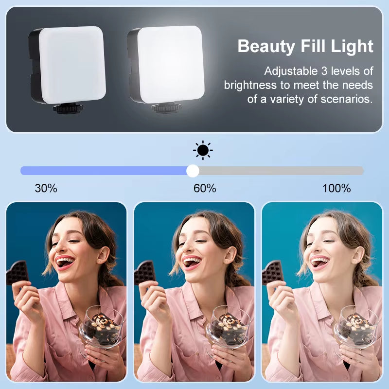 Smartphone Vlogging Kit – Tripod, Mic & LED Light Vlogs Recording