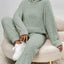 Plush Hooded Sweatshirt & Pants Winter Set Warm Casual