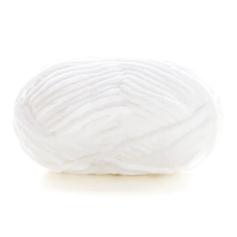 50g Thick Velvet Yarn – Soft Chenille for DIY Scarves & Hats
