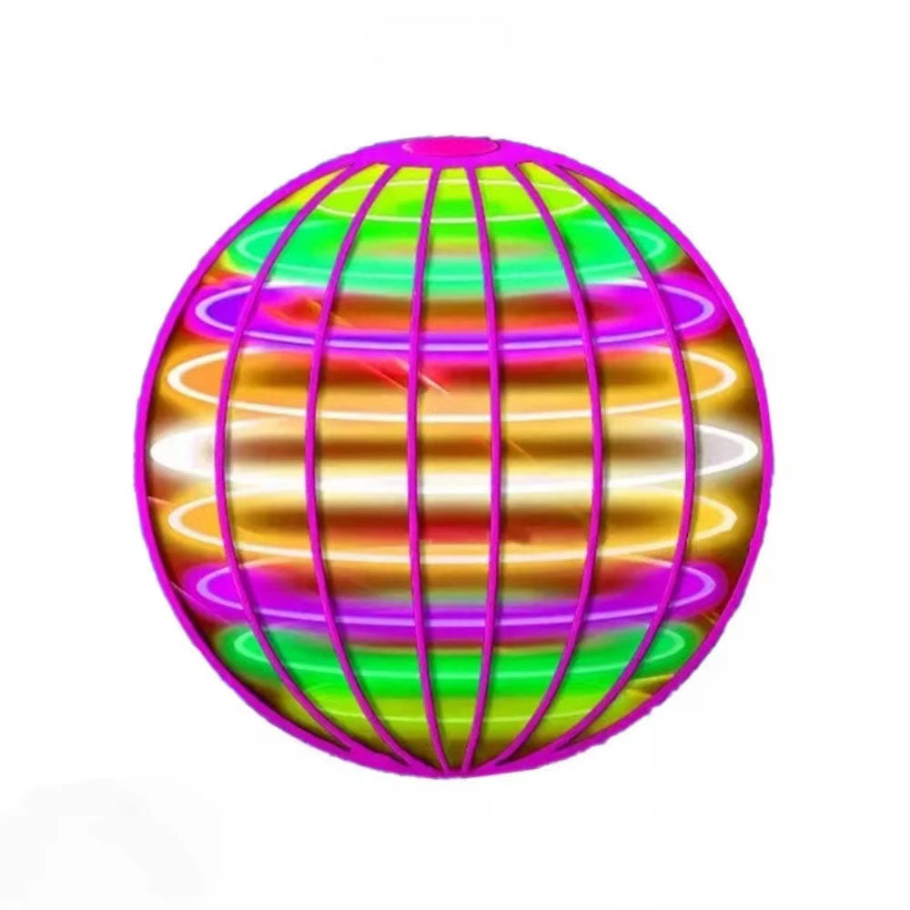 LED Flying Ball – 360° Rotating Hover Toy for Indoor & Outdoor