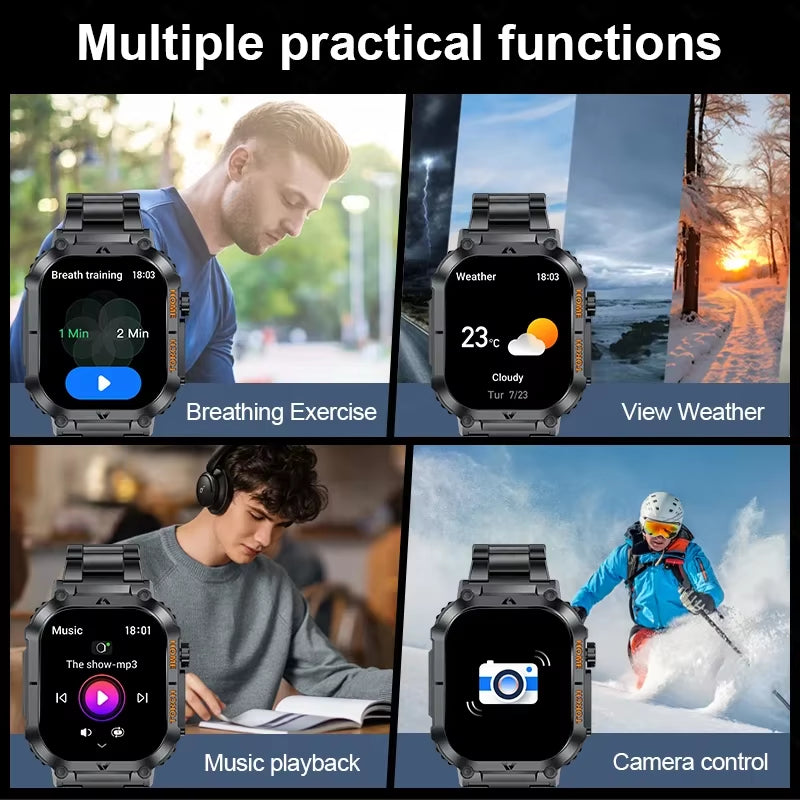 HD Smartwatch – LED Display, 3ATM Waterdicht