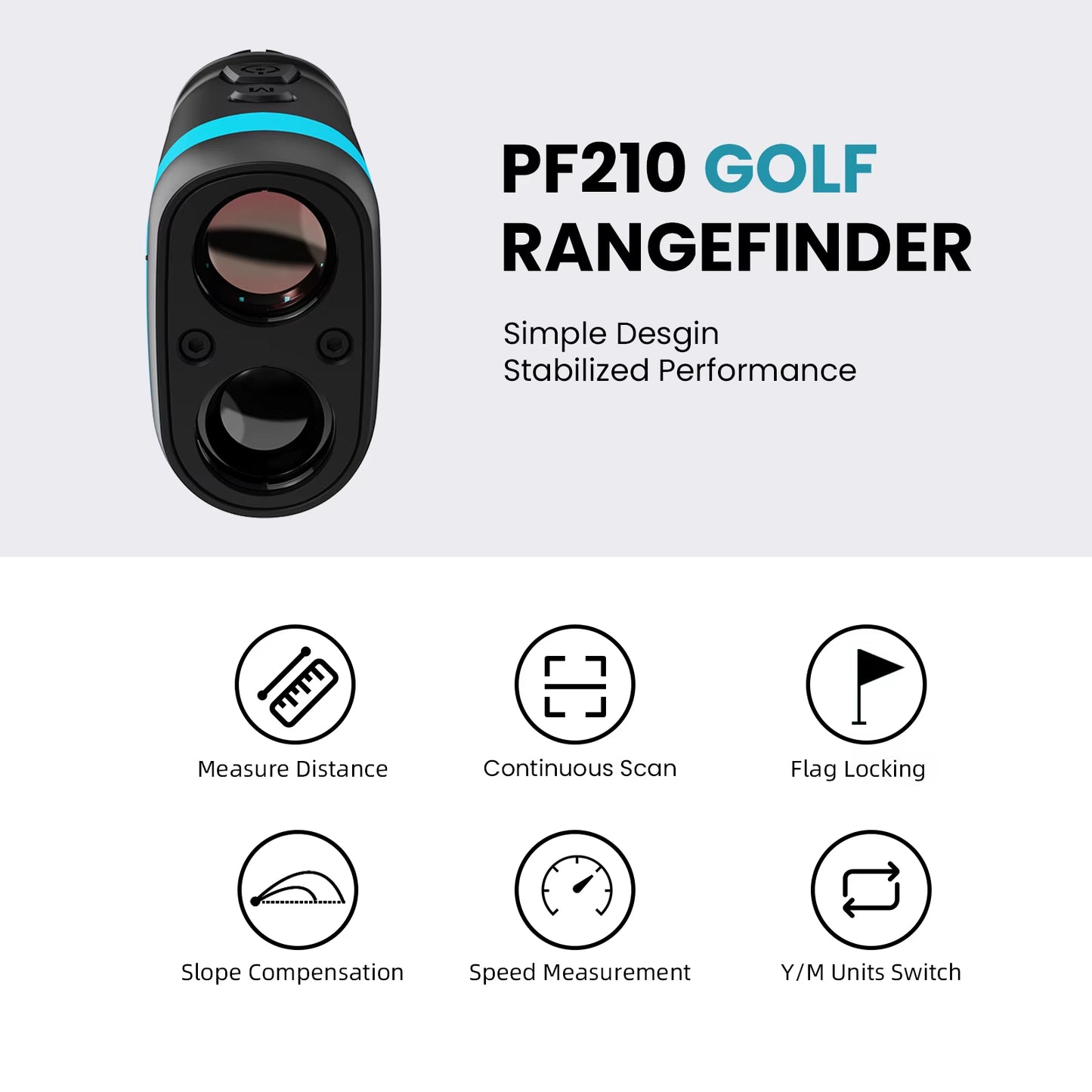 Golf Rangefinder 600M – High-Precision Laser Distance Meter